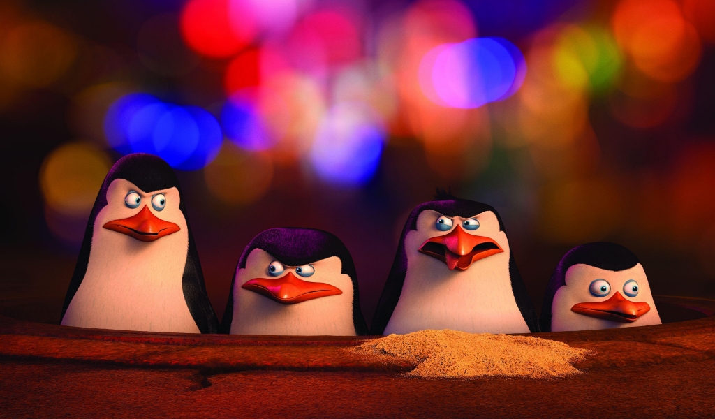 The Penguins of Madagascar Movie for 1024 x 600 widescreen resolution