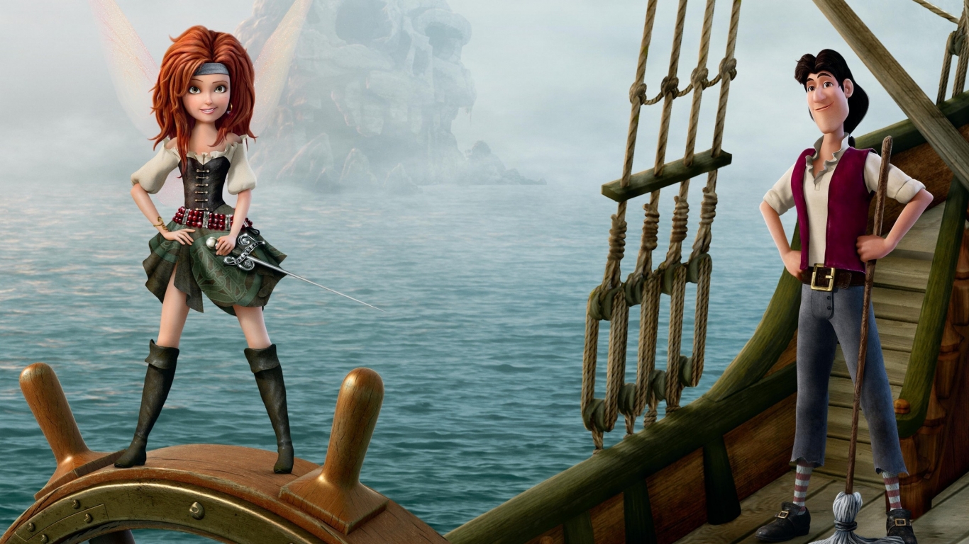 The Pirate Fairy for 1366 x 768 HDTV resolution