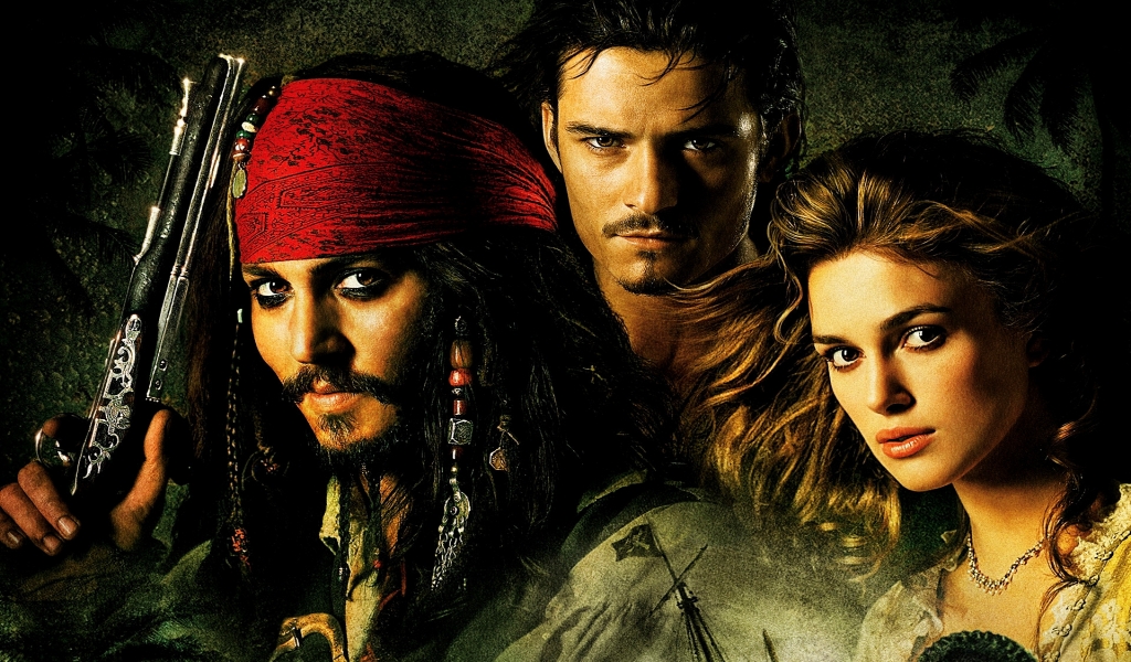 The Pirates of the Caribbean for 1024 x 600 widescreen resolution