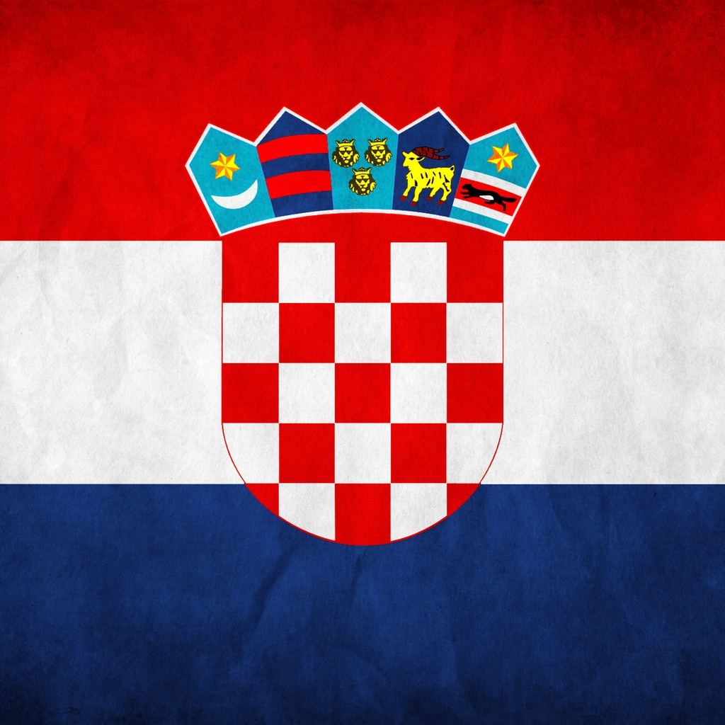 The Republic of Croatia Flag for 1024 x 1024 iPad resolution