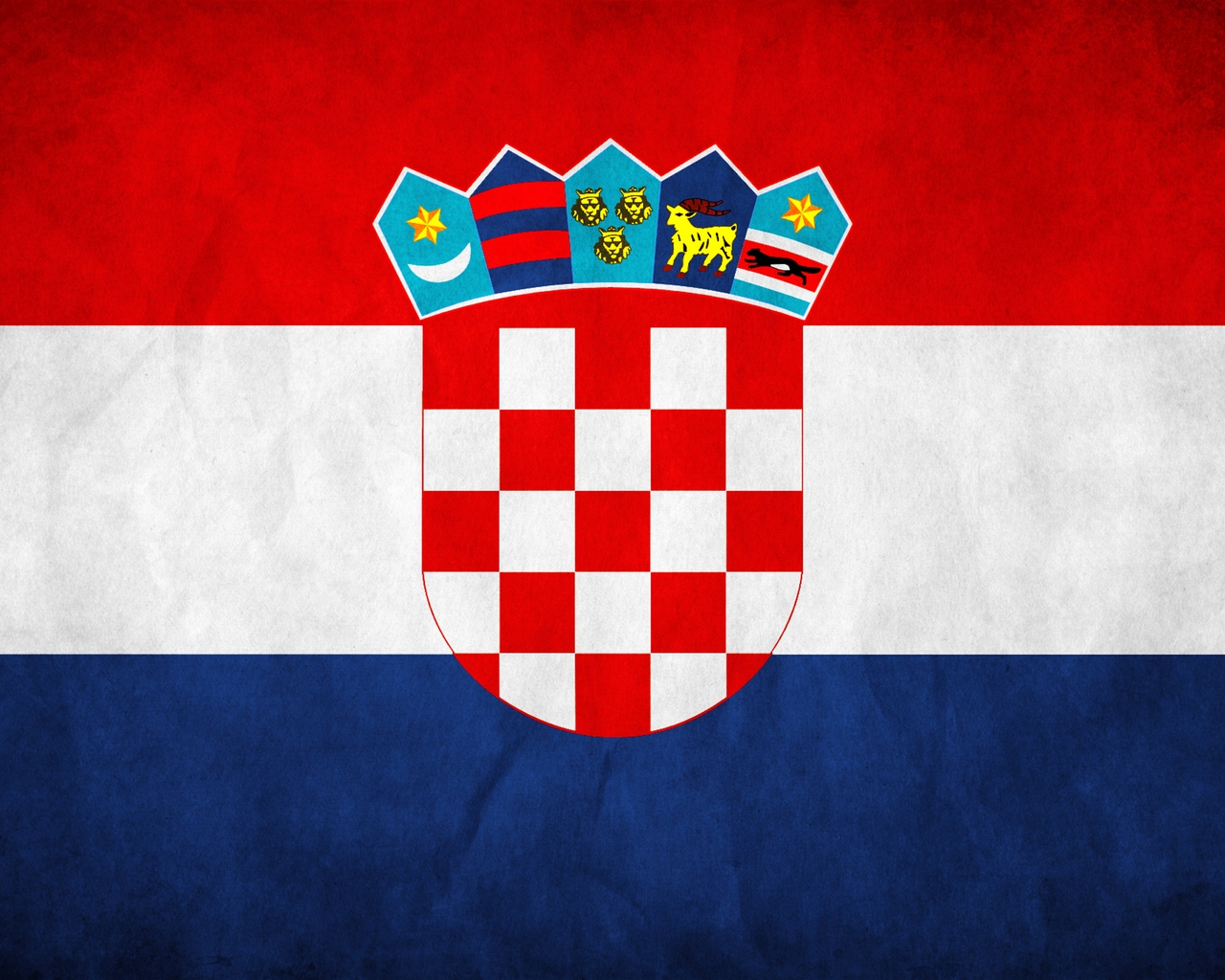 The Republic of Croatia Flag for 1280 x 1024 resolution