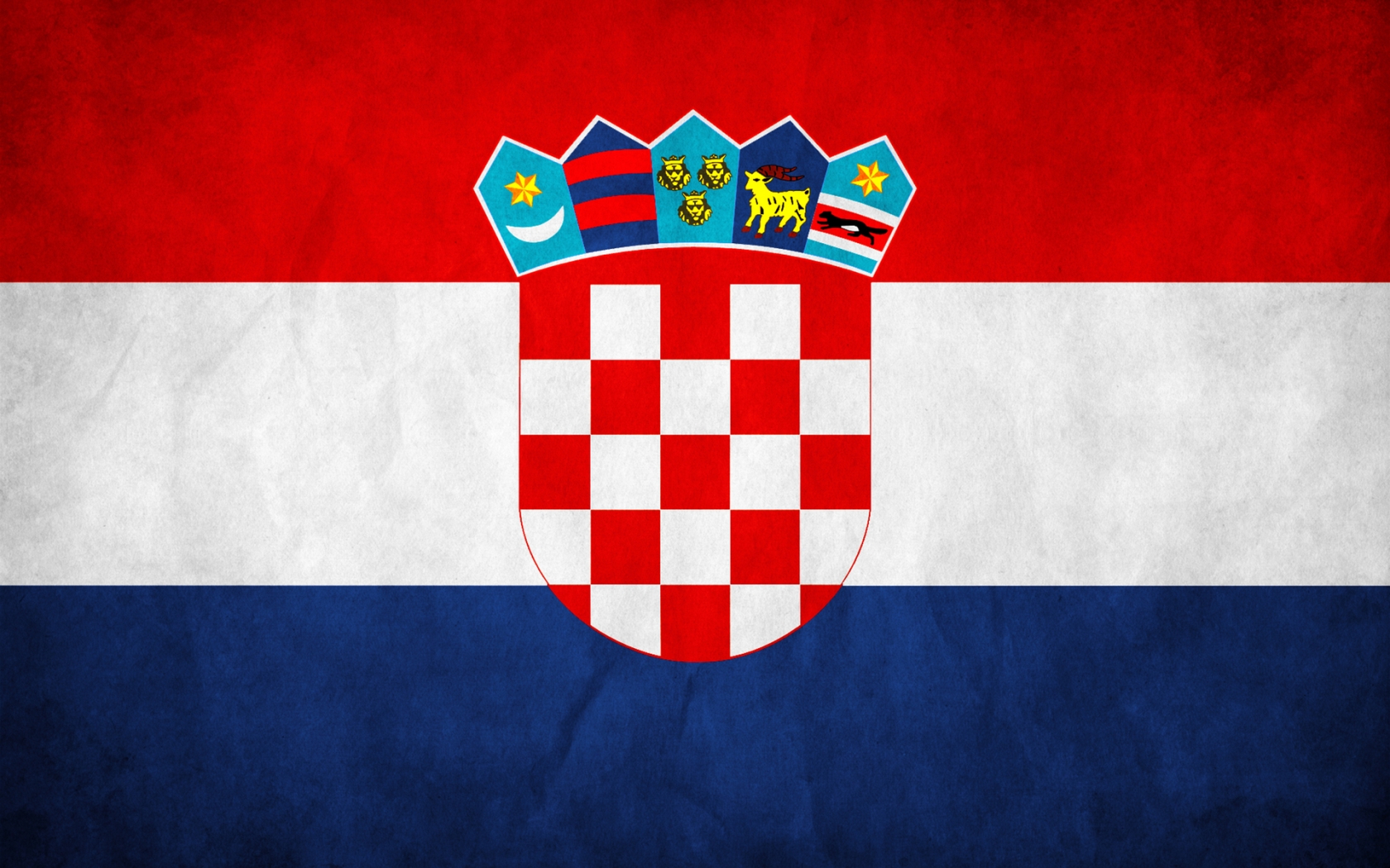 The Republic of Croatia Flag for 1680 x 1050 widescreen resolution
