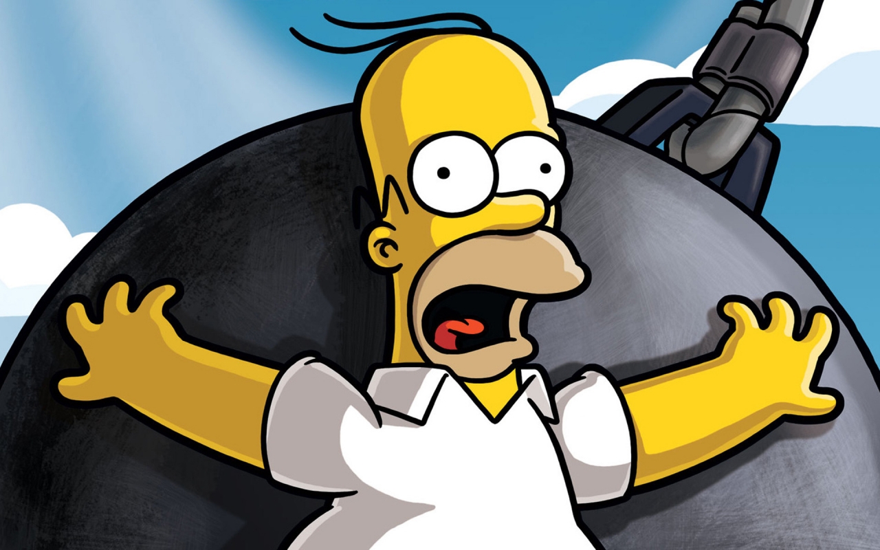 The Simpsons Show for 1280 x 800 widescreen resolution