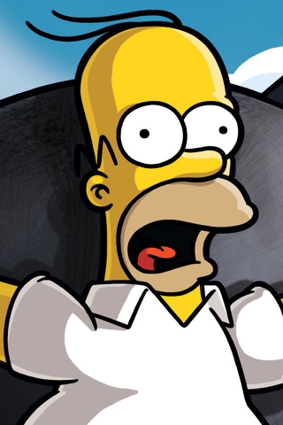 The Simpsons Show for 320 x 480 iPhone resolution