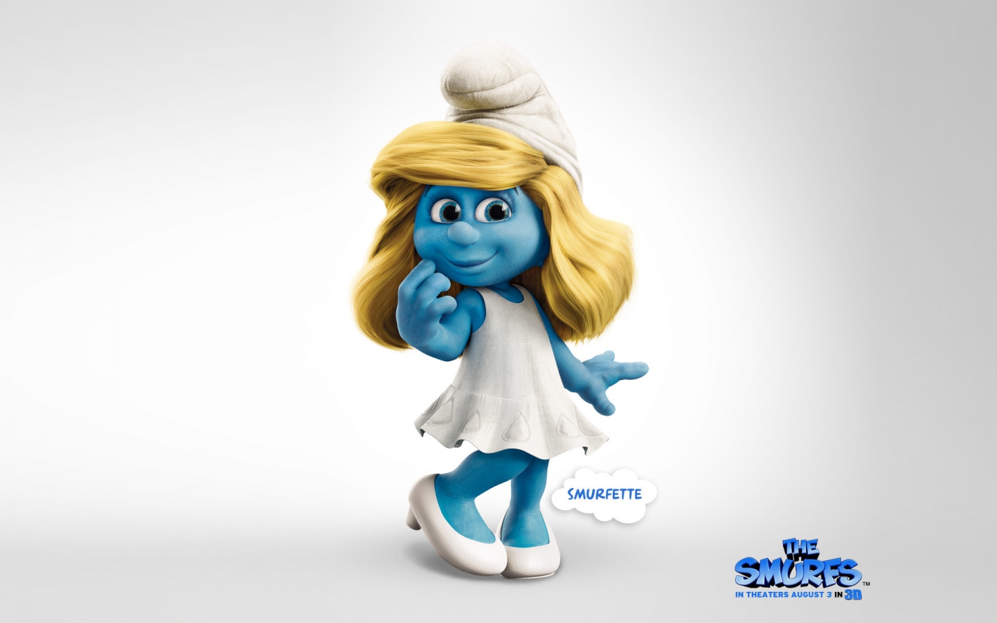 The Smurfs 2 Smurfette for 1440 x 900 widescreen resolution