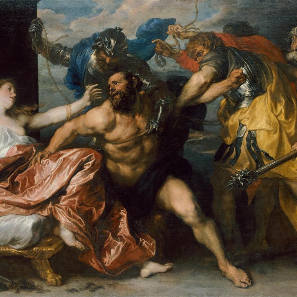 Samson Destroys the Philistines | Download in High Resolution - Restored  Traditions