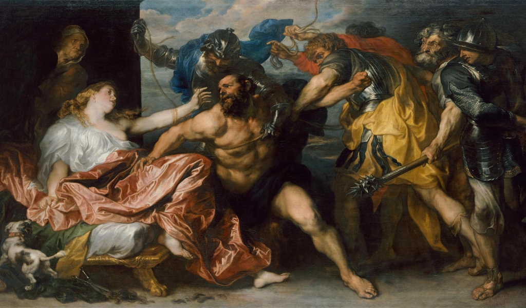 The Taking of Samson Painting for 1024 x 600 widescreen resolution