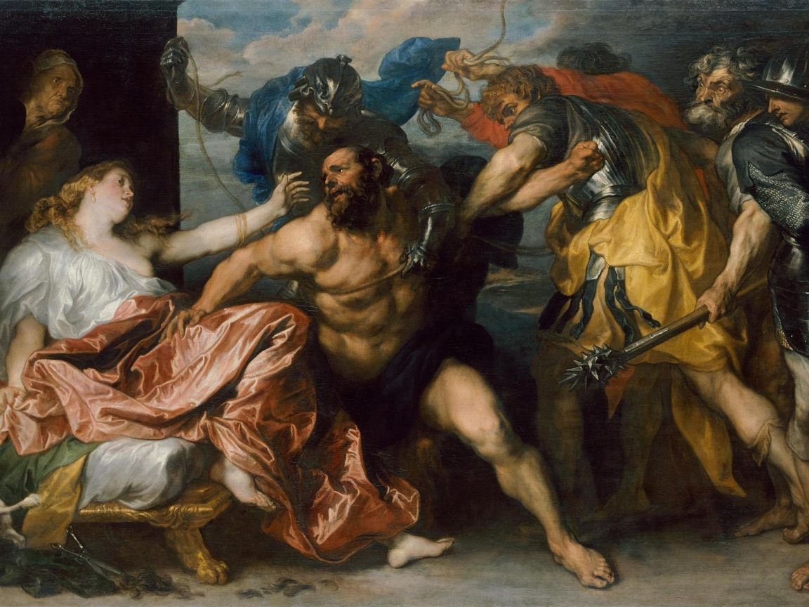The Taking of Samson Painting for 1152 x 864 resolution