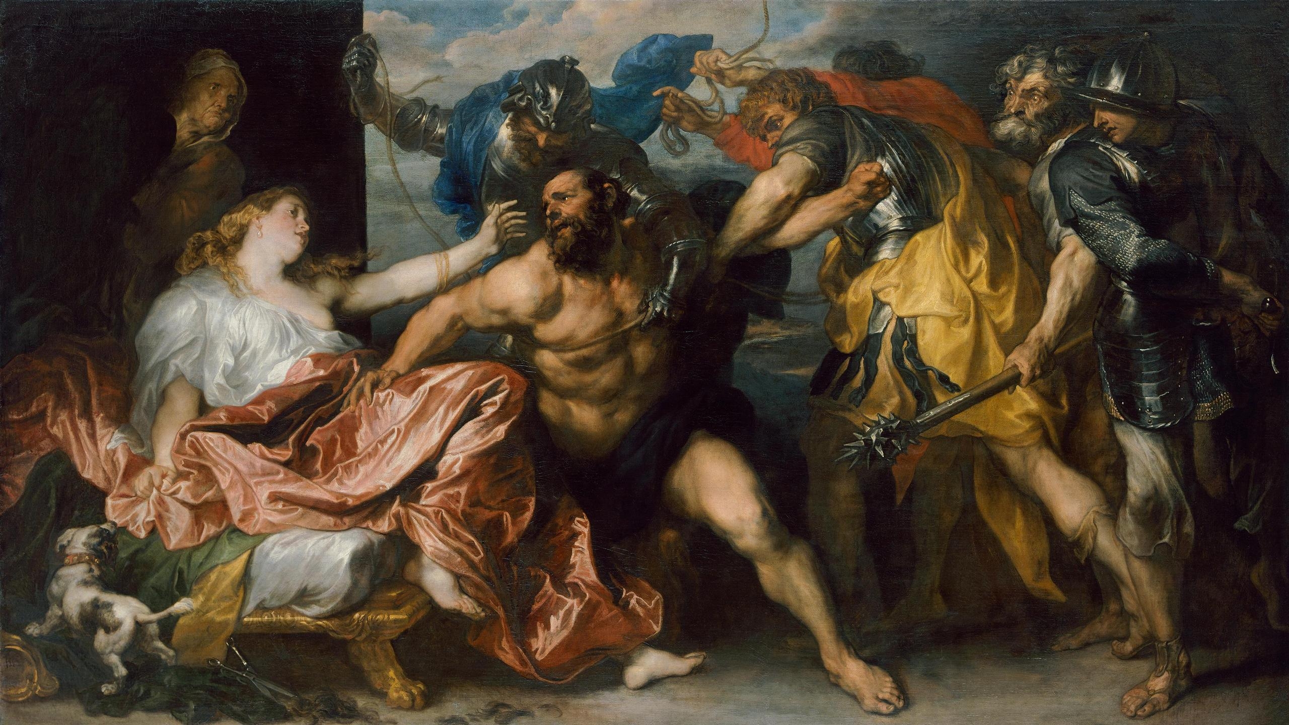 The Taking of Samson Painting for 2560x1440 HDTV resolution