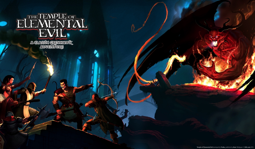 The Temple Of Elemental Evil for 1024 x 600 widescreen resolution