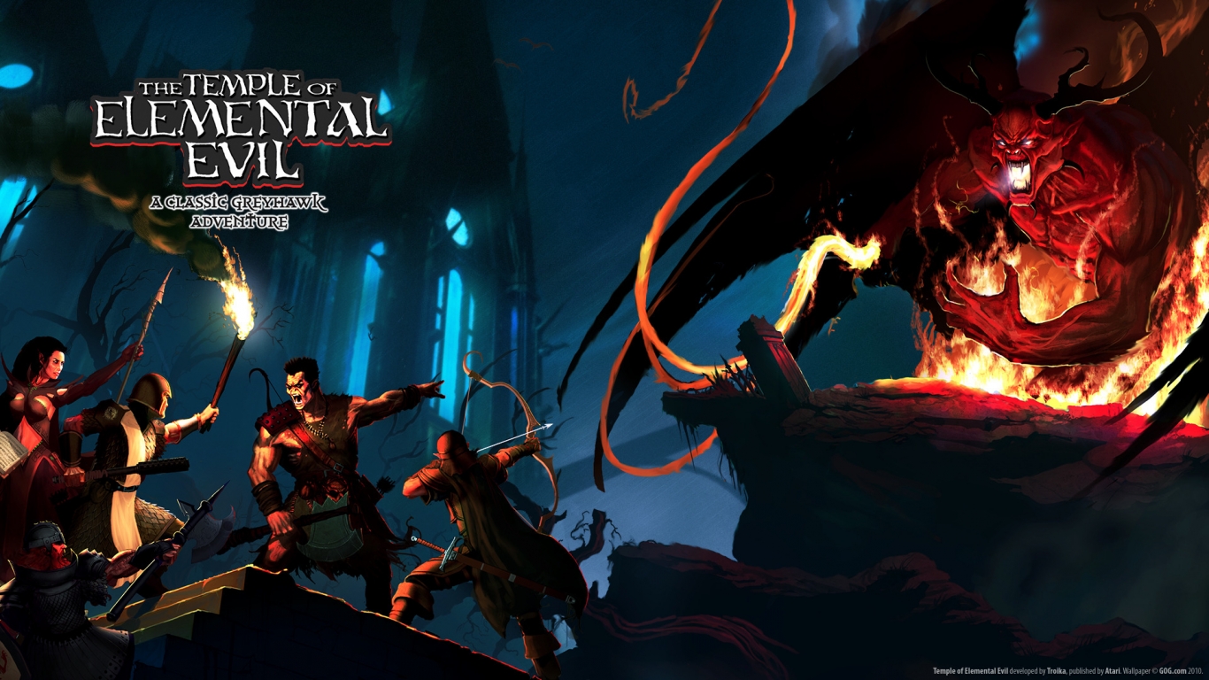 The Temple Of Elemental Evil for 1366 x 768 HDTV resolution