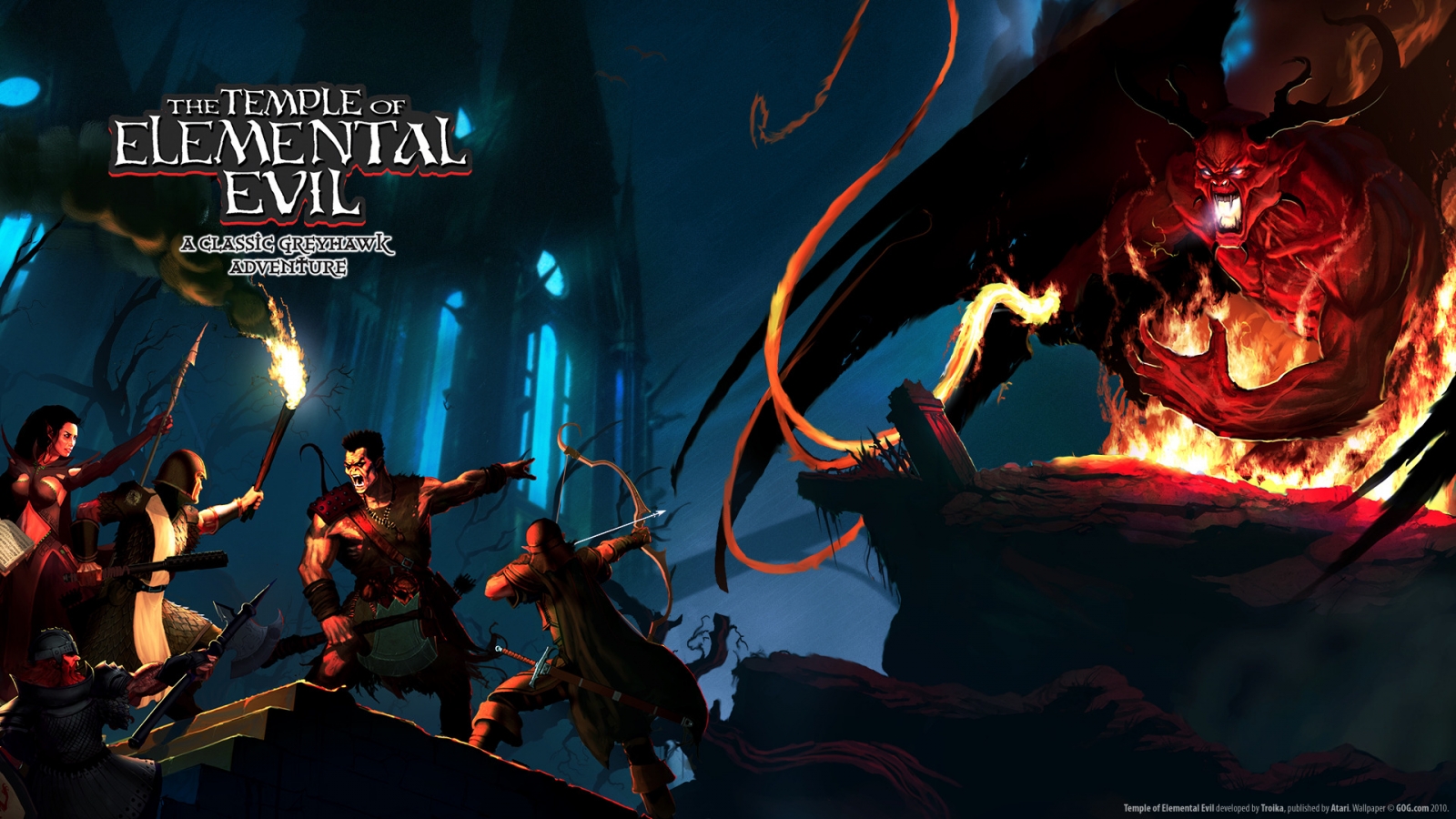 The Temple Of Elemental Evil for 1600 x 900 HDTV resolution