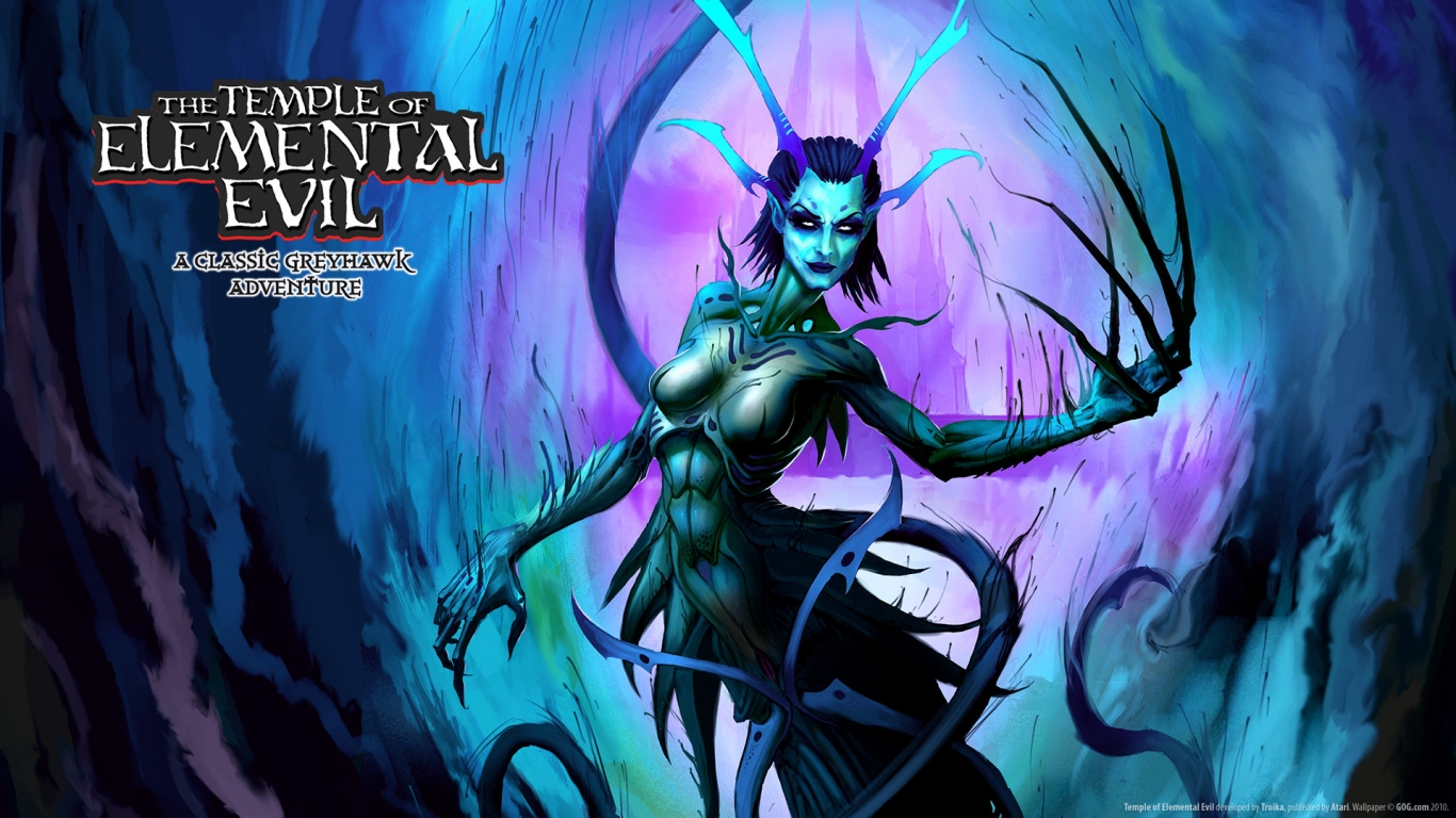 The Temple Of Elemental Evil Game for 1366 x 768 HDTV resolution