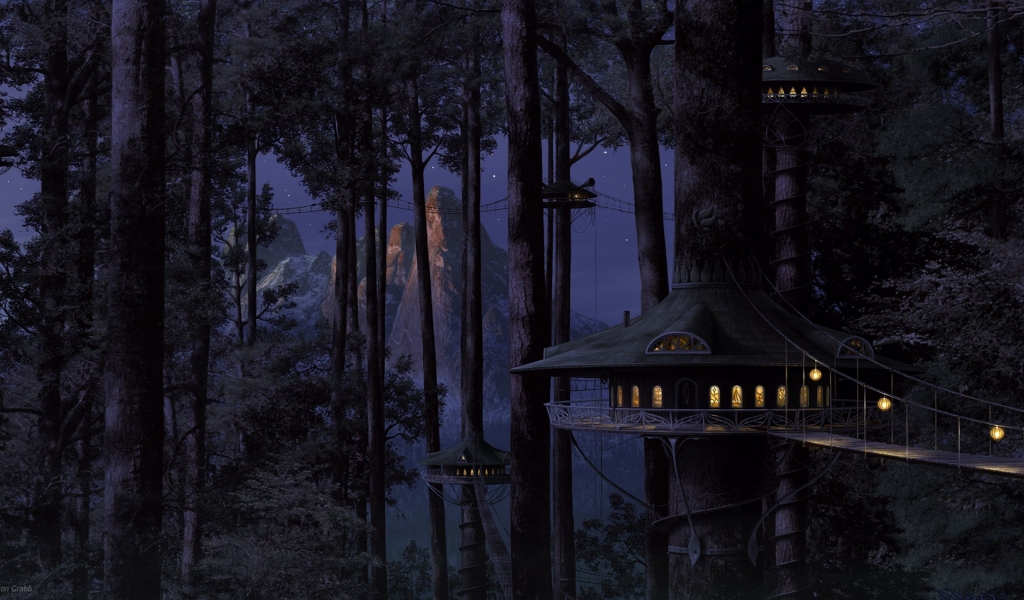 The Tree House for 1024 x 600 widescreen resolution