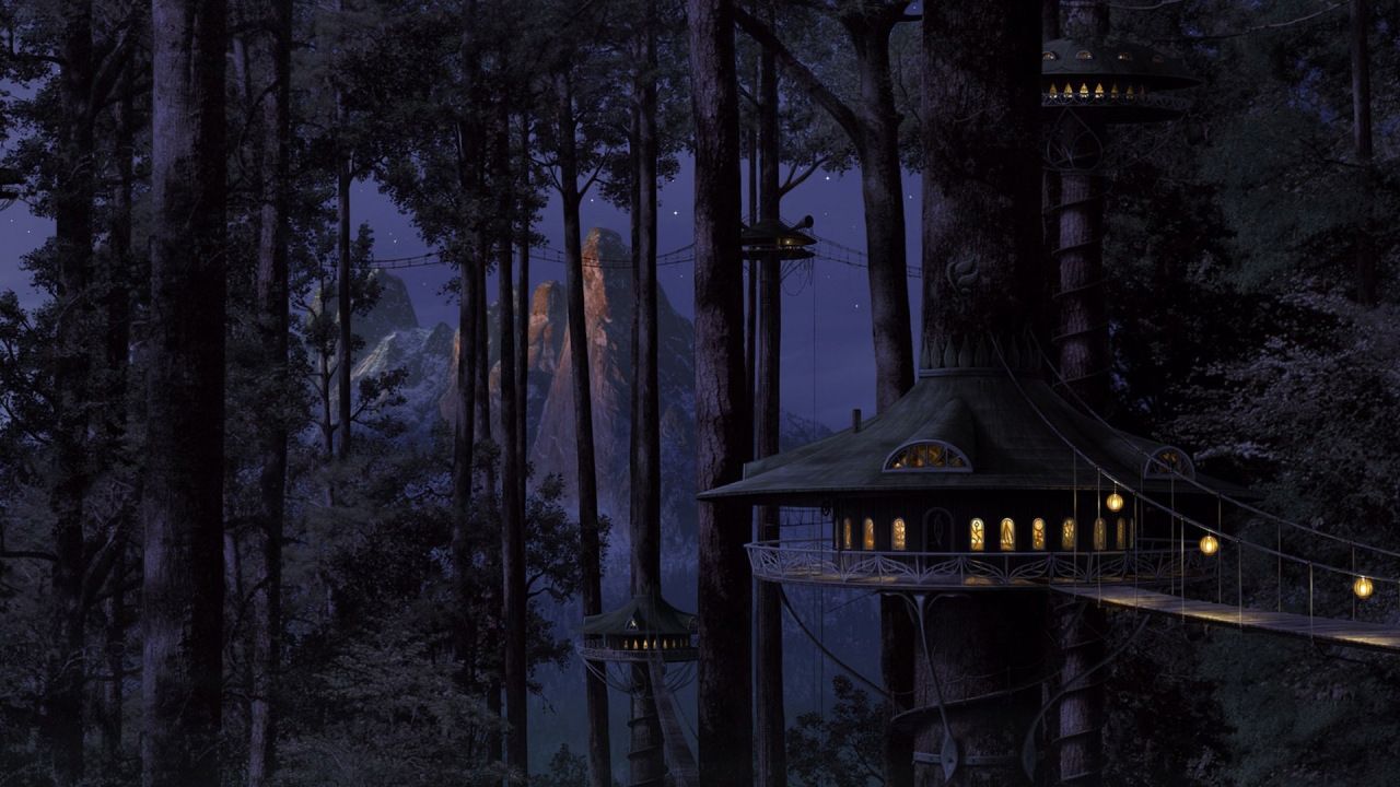 The Tree House for 1280 x 720 HDTV 720p resolution