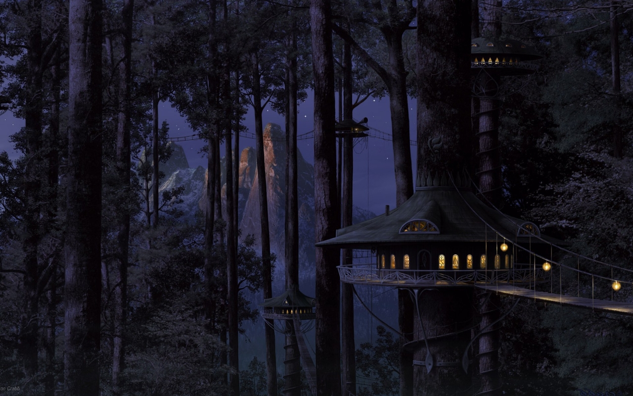 The Tree House for 1280 x 800 widescreen resolution
