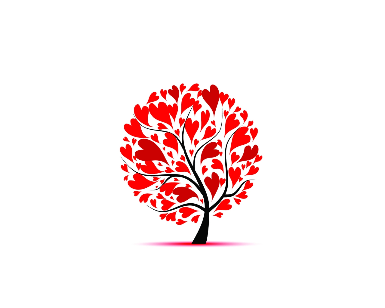 The Tree of Love for 1280 x 1024 resolution