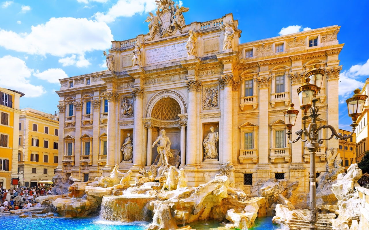 The Trevi Fountain for 1280 x 800 widescreen resolution