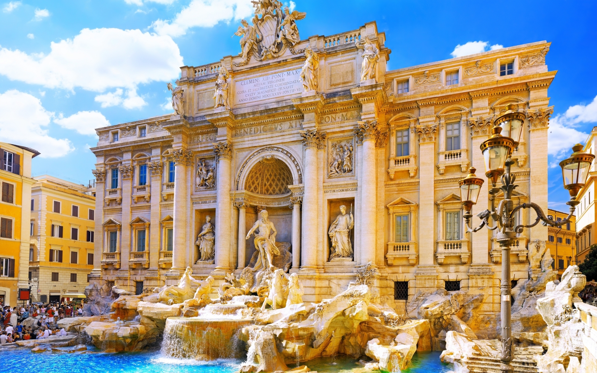 The Trevi Fountain for 1920 x 1200 widescreen resolution