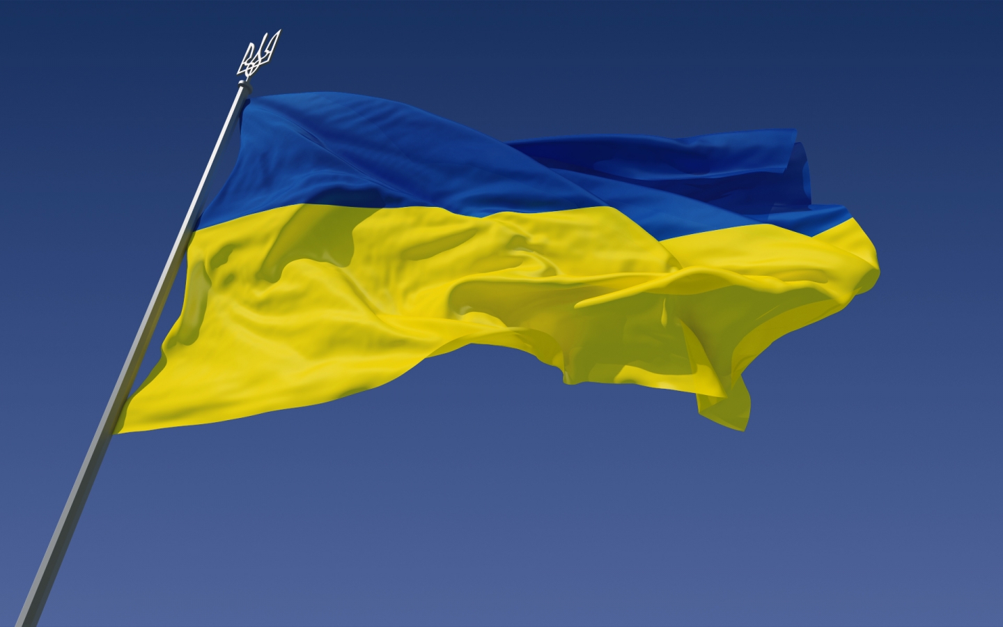 The Ukraine Flag for 1440 x 900 widescreen resolution