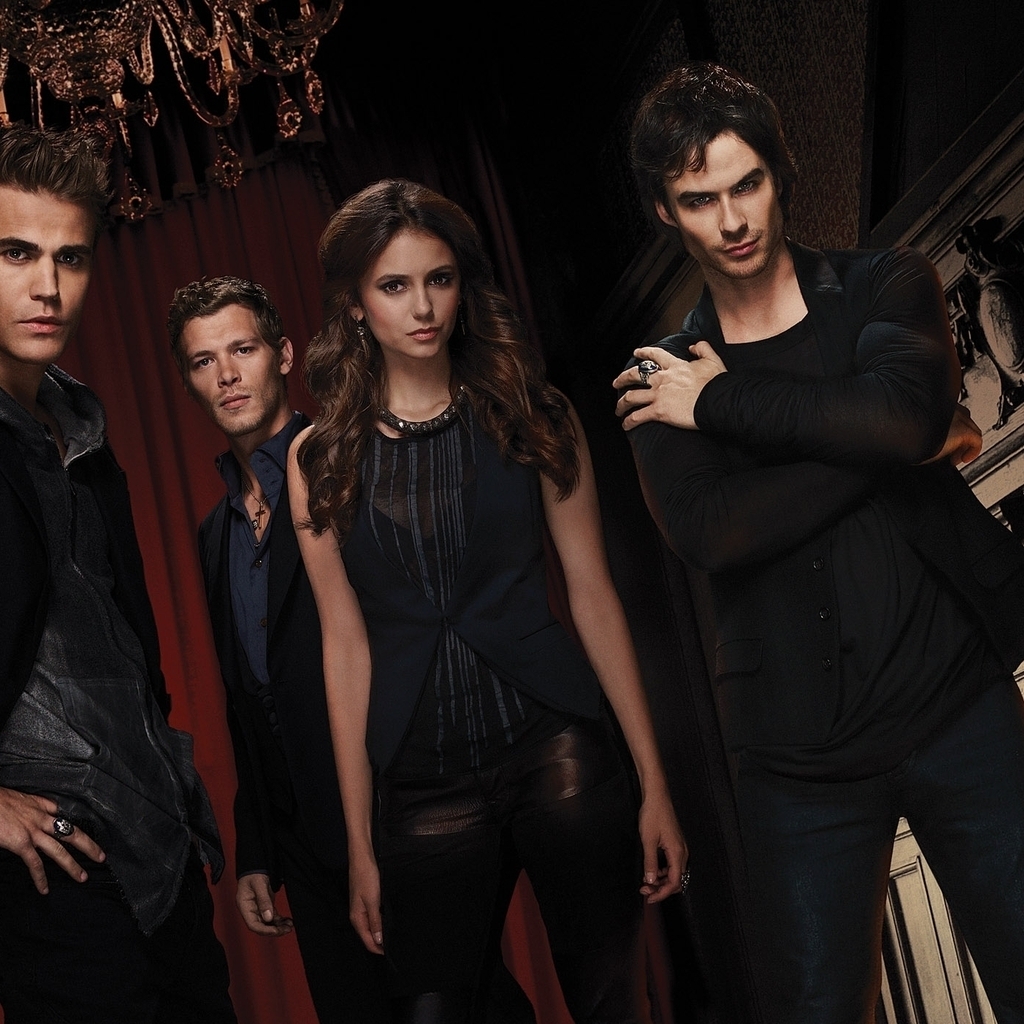 The Vampire Diaries Actors for 1024 x 1024 iPad resolution