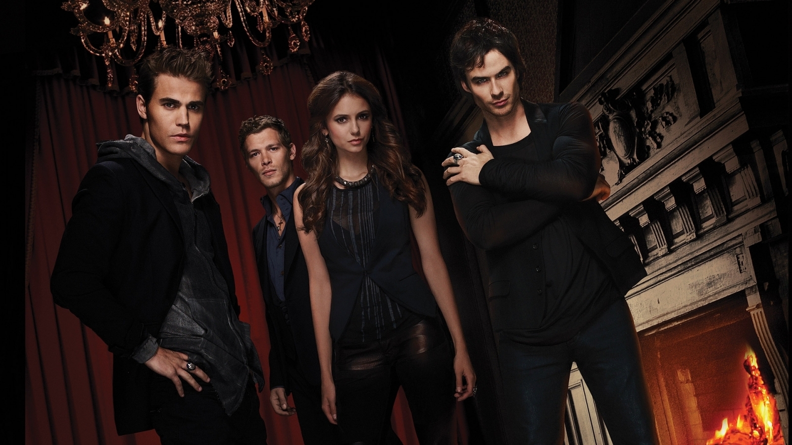 The Vampire Diaries Actors for 1600 x 900 HDTV resolution