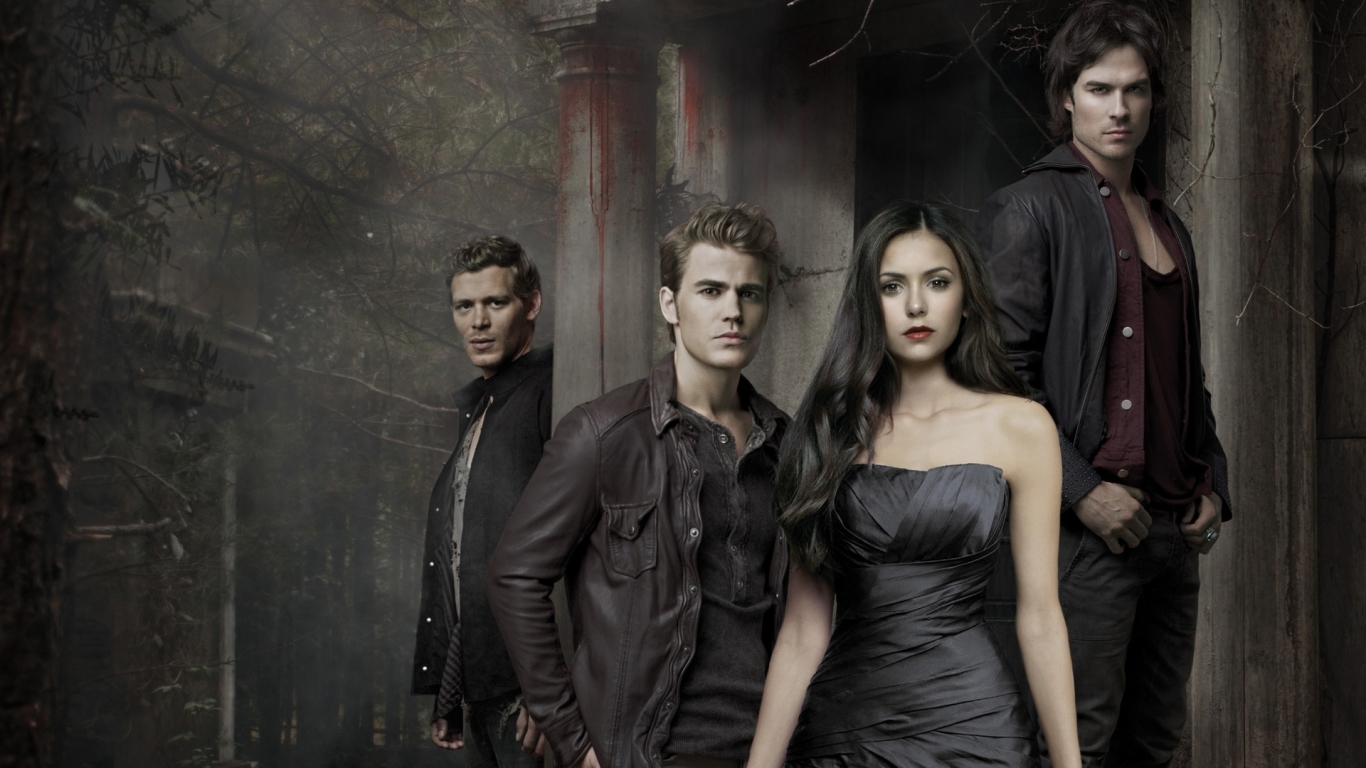 The Vampire Diaries Last Season for 1366 x 768 HDTV resolution