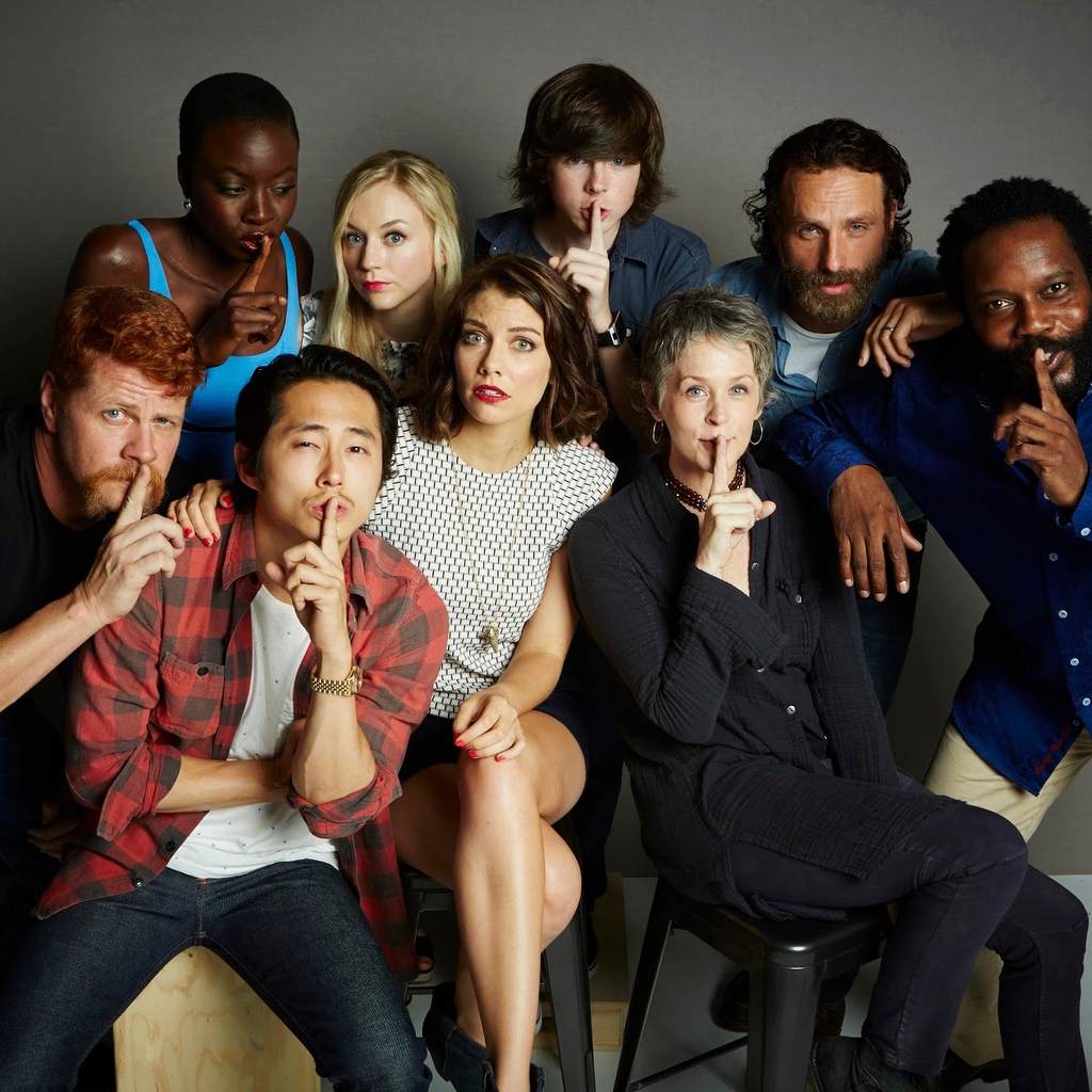 The Walking Dead Actors for 1024 x 1024 iPad resolution