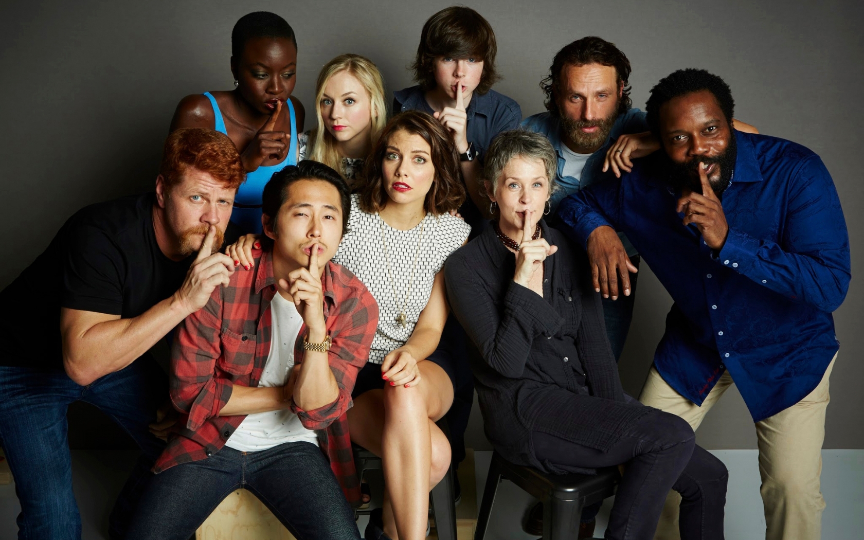 The Walking Dead Actors for 1680 x 1050 widescreen resolution