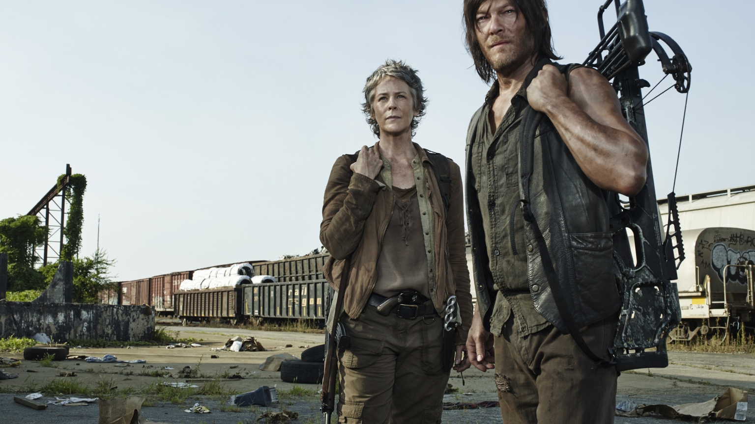 The Walking Dead Carol and Daryl for 1536 x 864 HDTV resolution