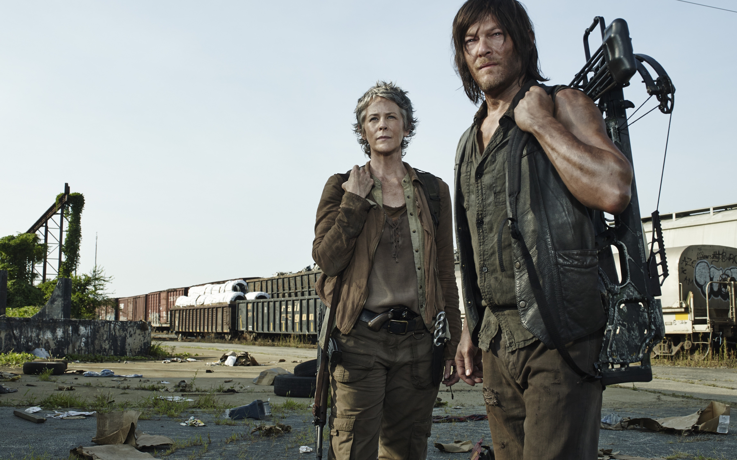The Walking Dead Carol and Daryl for 2880 x 1800 Retina Display resolution