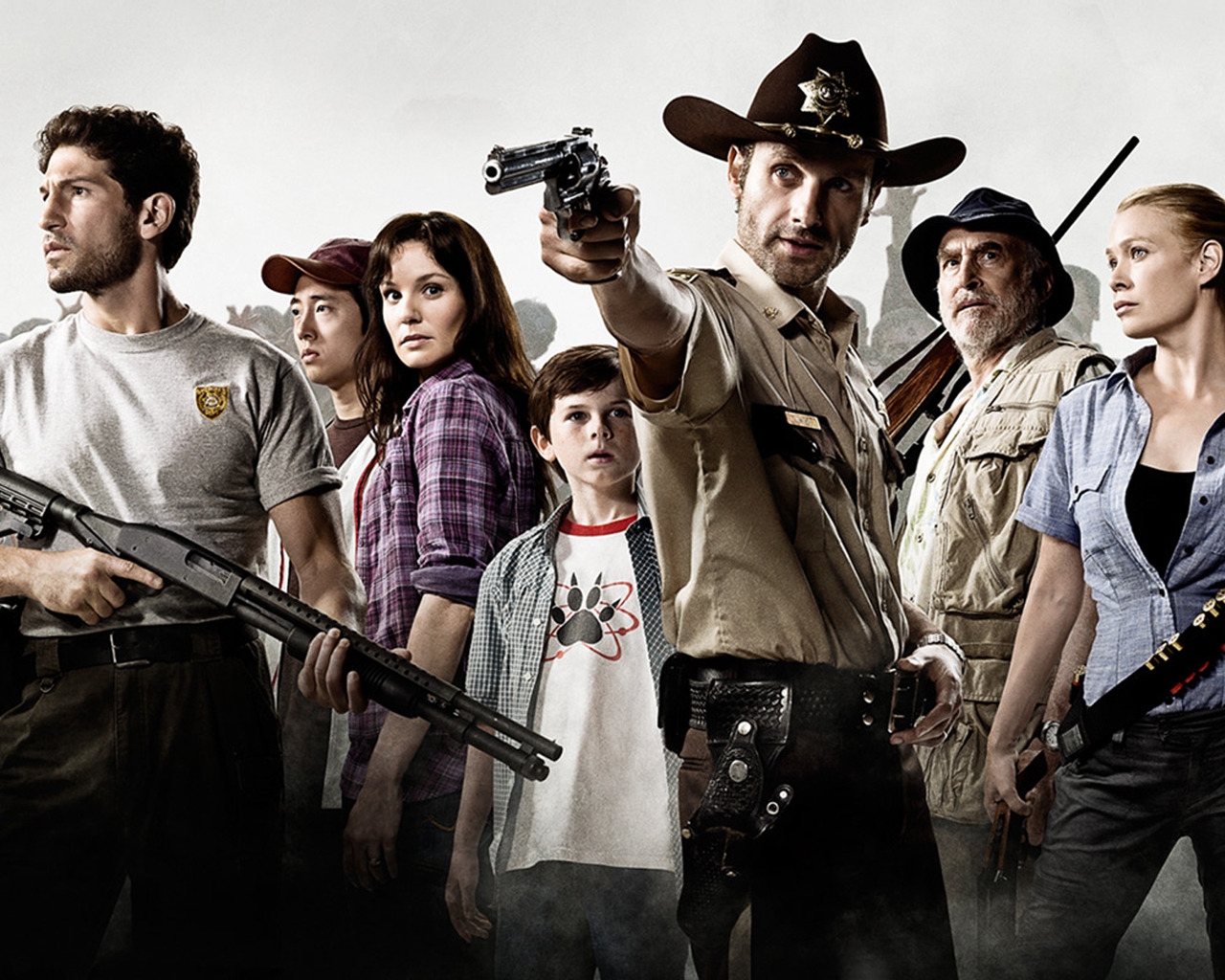 The Walking Dead Characters for 1280 x 1024 resolution
