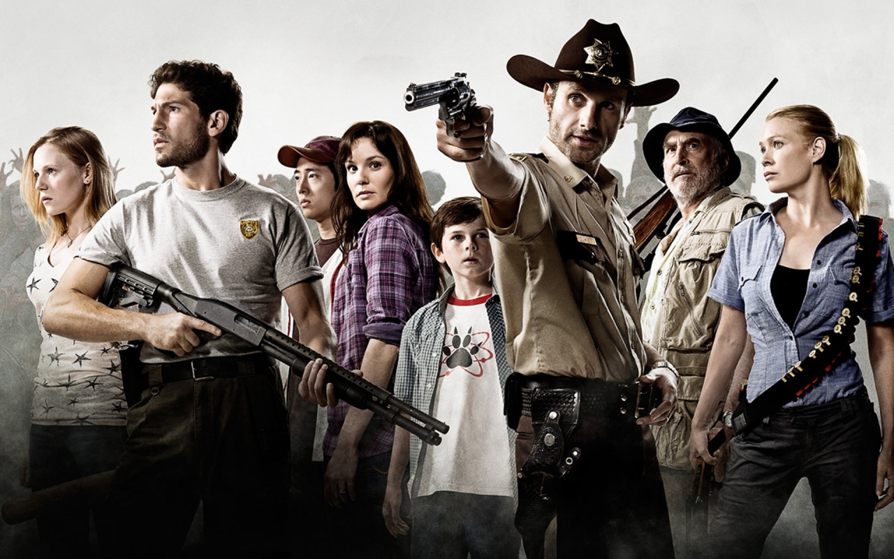 The Walking Dead Characters for 1280 x 800 widescreen resolution