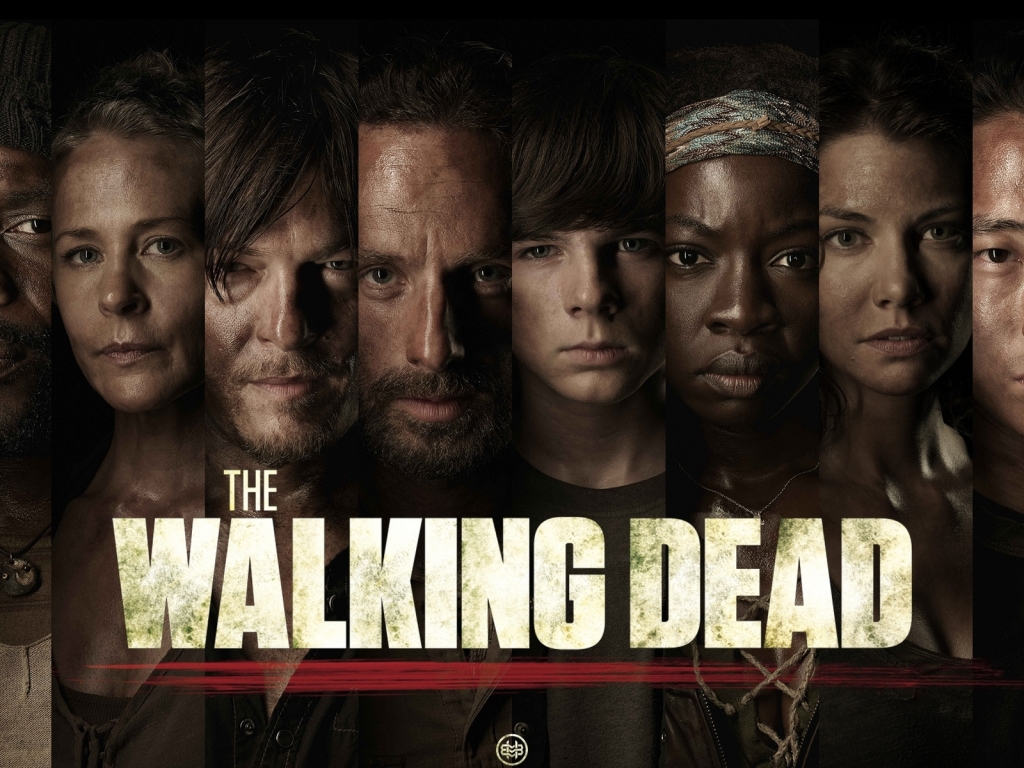 The Walking Dead Characters Poster for 1024 x 768 resolution