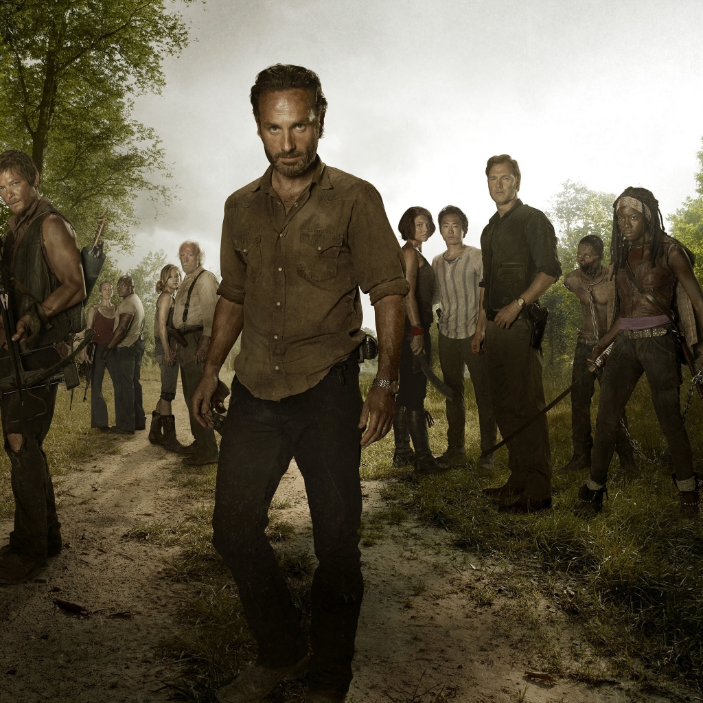 The Walking Dead Full Cast for 1024 x 1024 iPad resolution