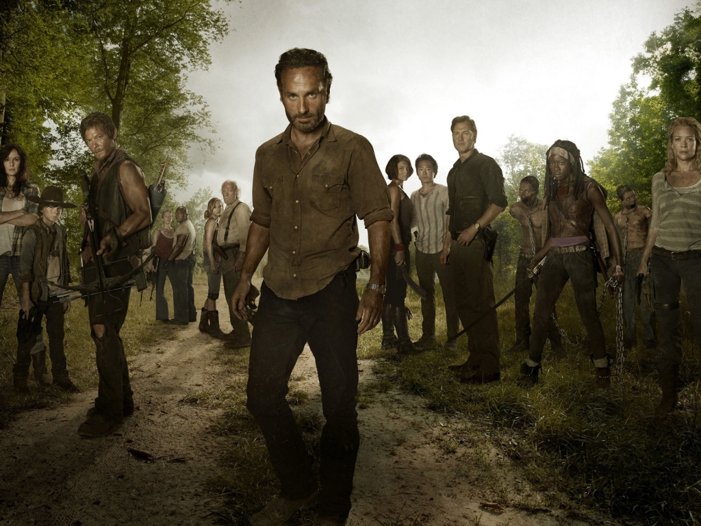 The Walking Dead Full Cast for 1024 x 768 resolution