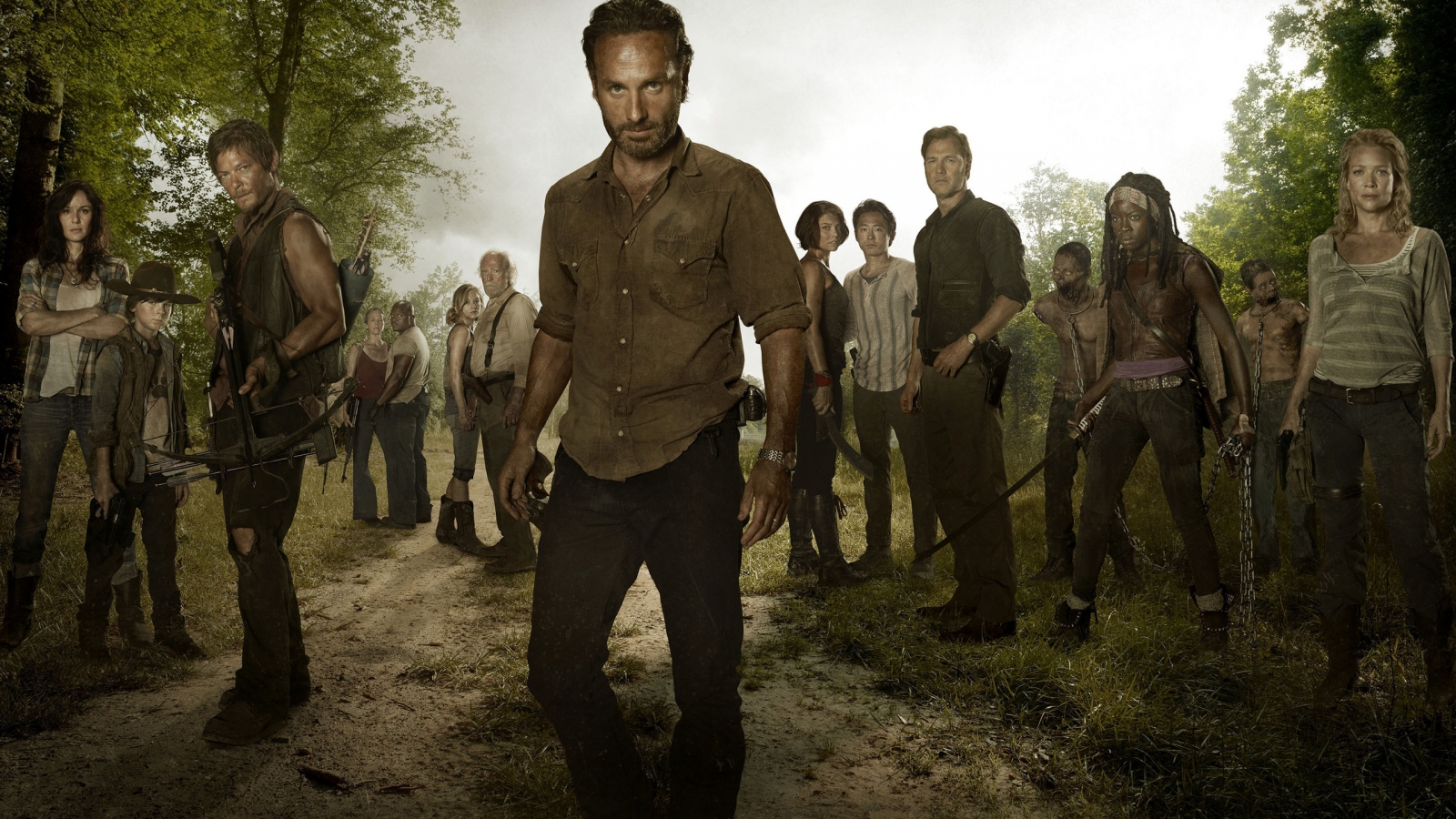 The Walking Dead Full Cast for 1600 x 900 HDTV resolution