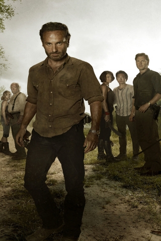 The Walking Dead Full Cast for 320 x 480 iPhone resolution