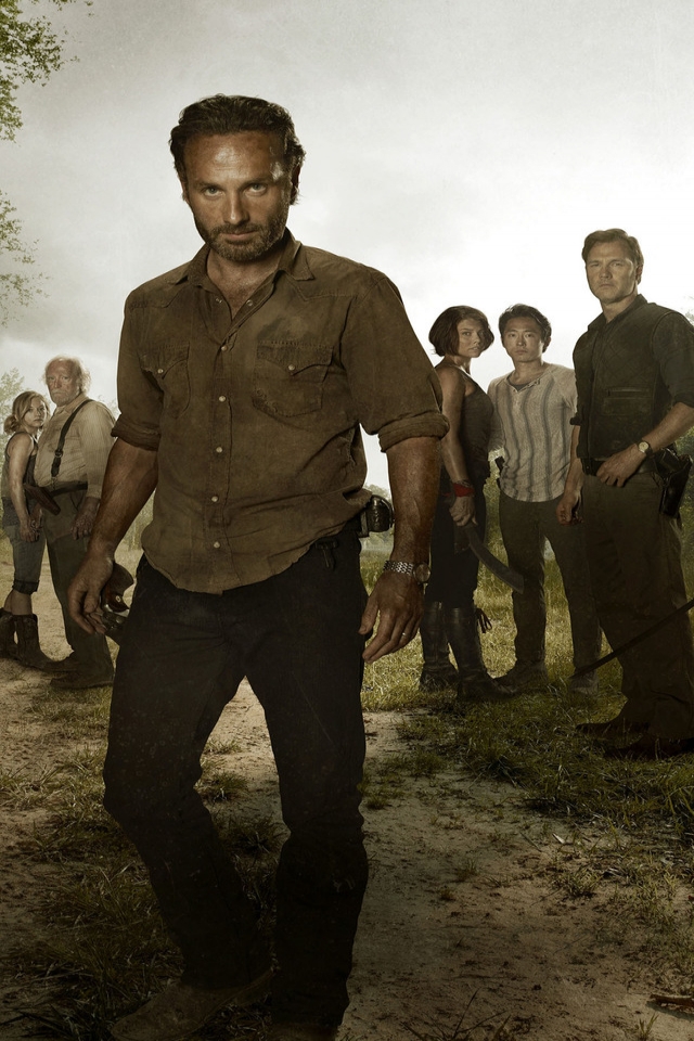 The Walking Dead Full Cast for 640 x 960 iPhone 4 resolution