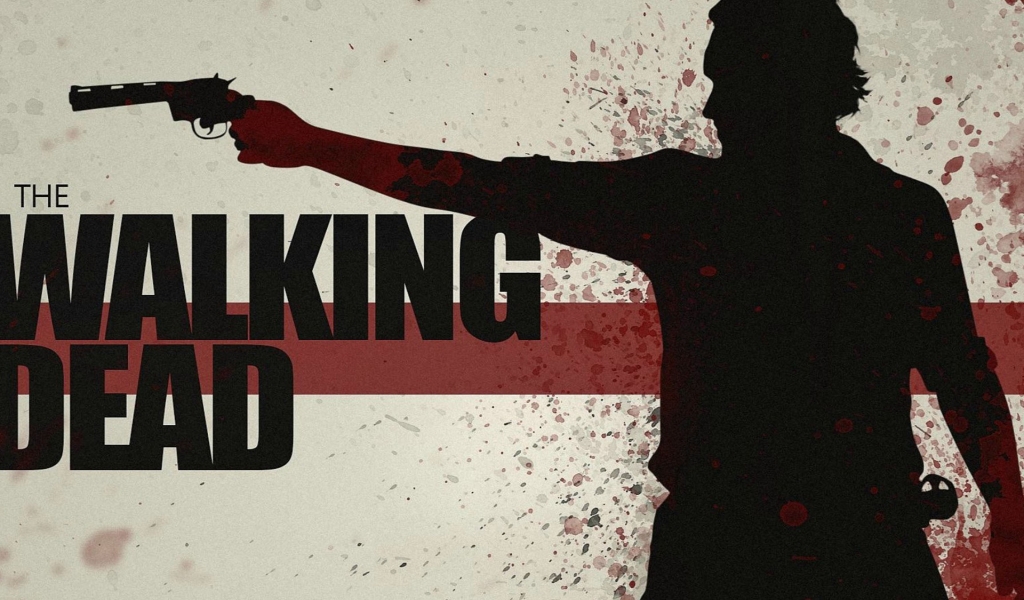 The Walking Dead Gun Poster for 1024 x 600 widescreen resolution