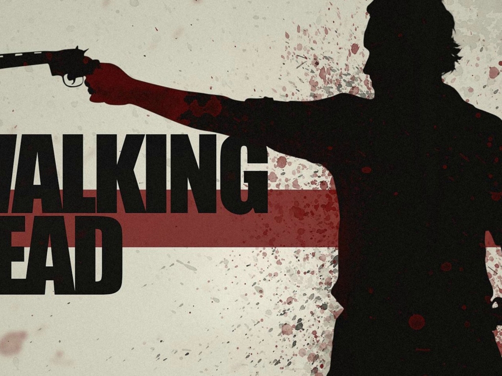 The Walking Dead Gun Poster for 1024 x 768 resolution