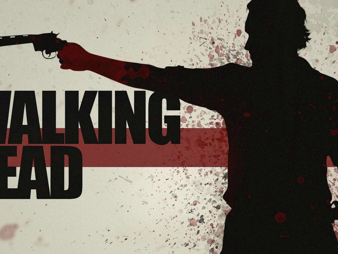 The Walking Dead Gun Poster for 1152 x 864 resolution
