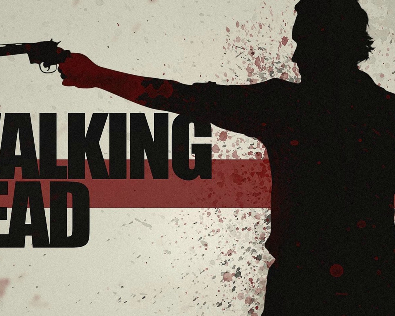 The Walking Dead Gun Poster for 1280 x 1024 resolution