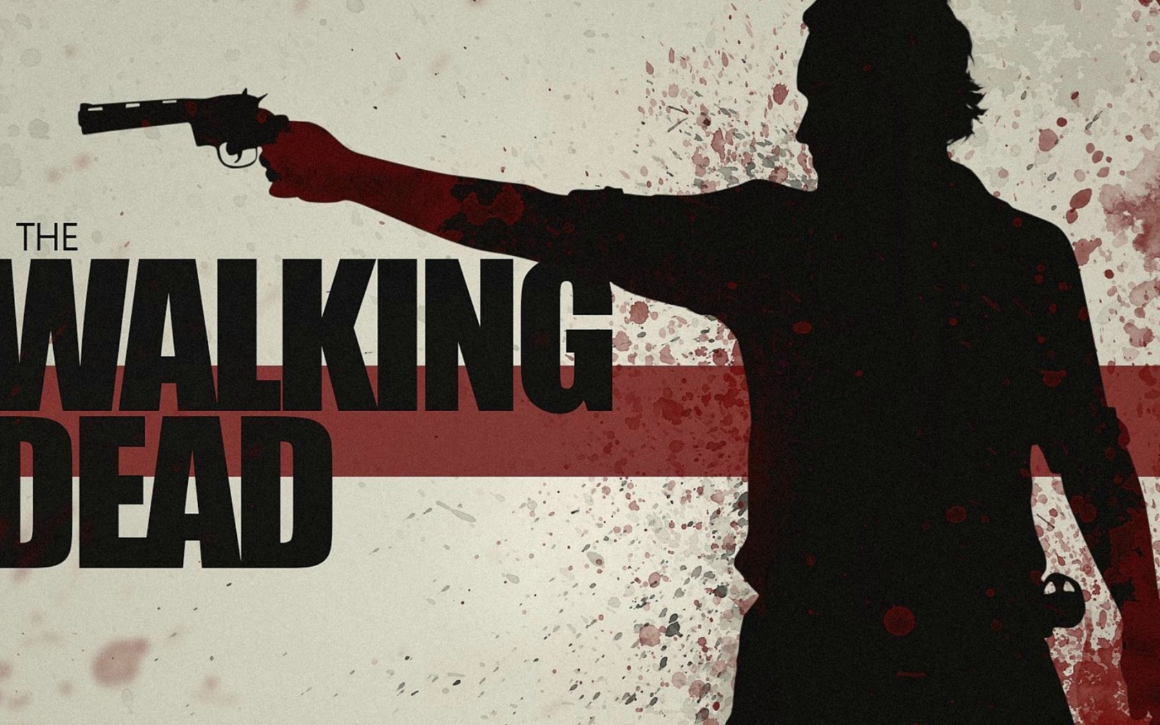 The Walking Dead Gun Poster for 1680 x 1050 widescreen resolution