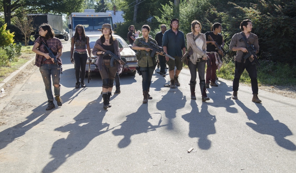 The Walking Dead Hunting for 1024 x 600 widescreen resolution