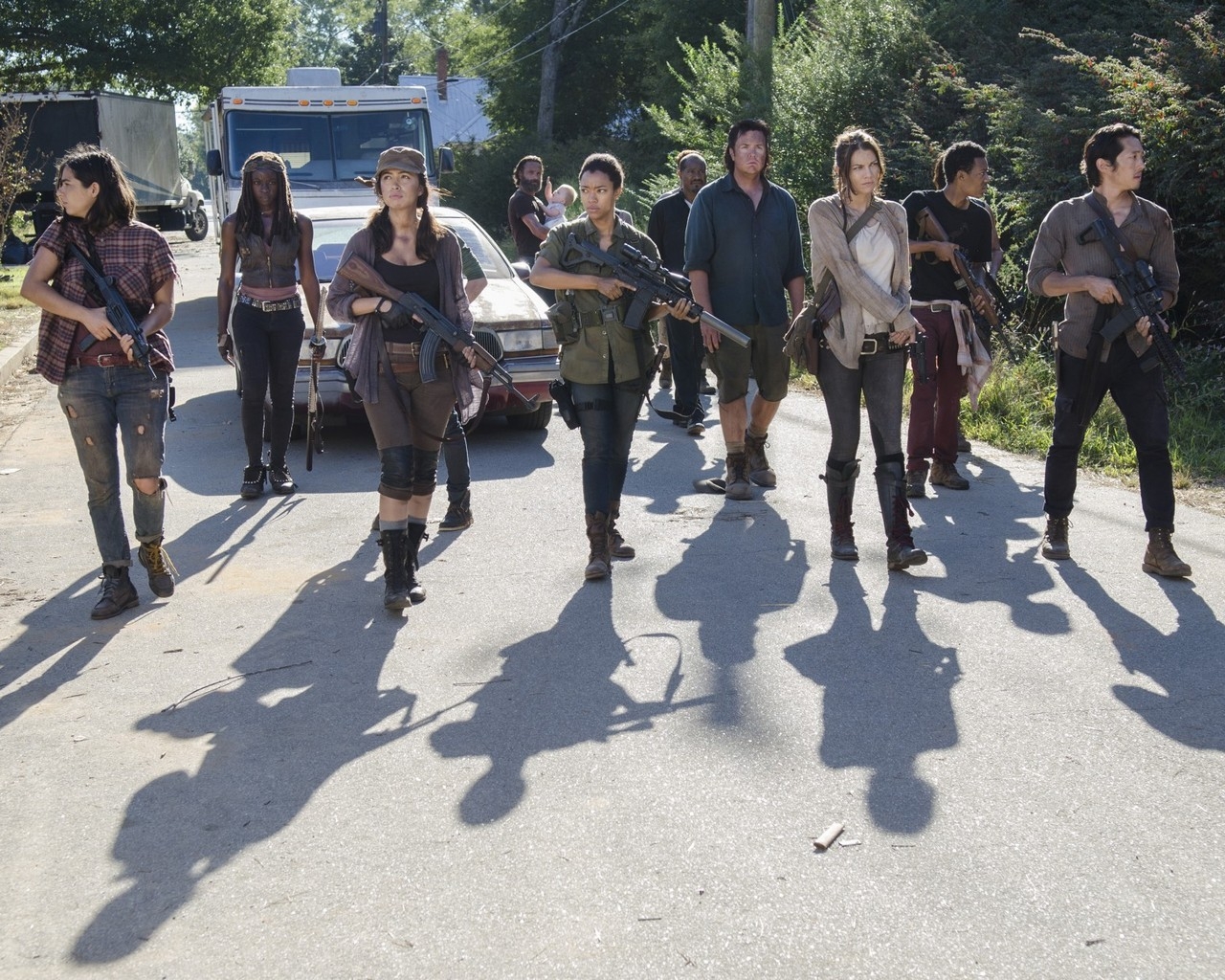 The Walking Dead Hunting for 1280 x 1024 resolution