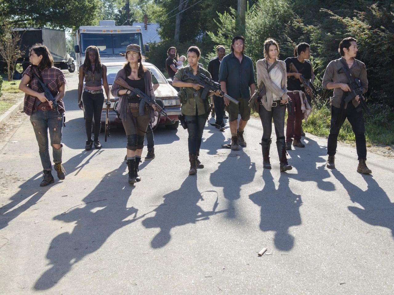 The Walking Dead Hunting for 1280 x 960 resolution