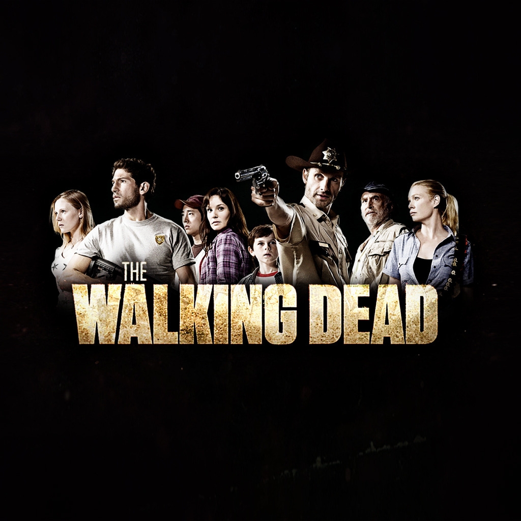The Walking Dead Poster for 1024 x 1024 iPad resolution