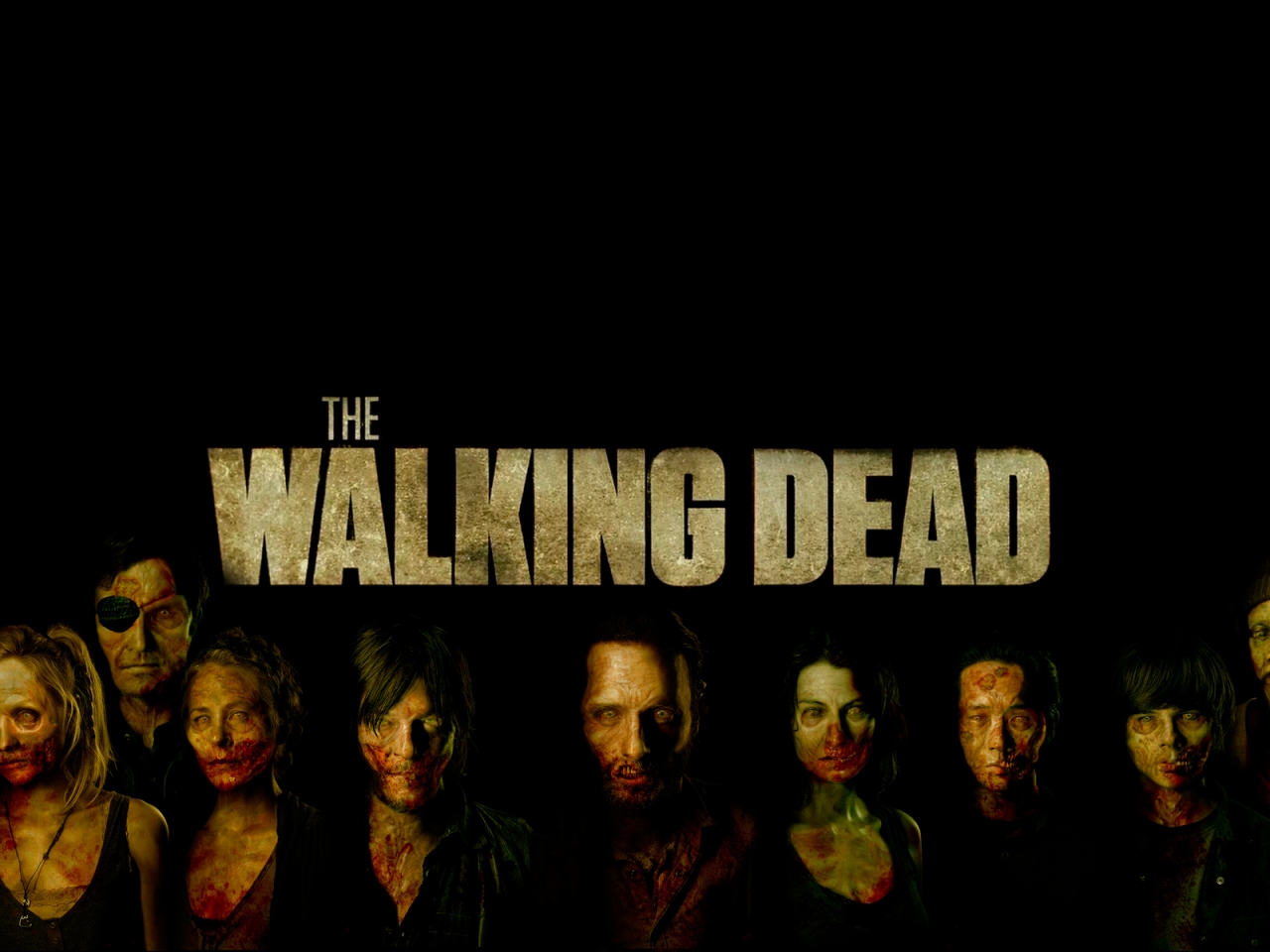The Walking Dead Poster Art  for 1280 x 960 resolution