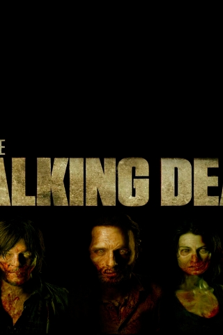 The Walking Dead Poster Art  for 320 x 480 iPhone resolution